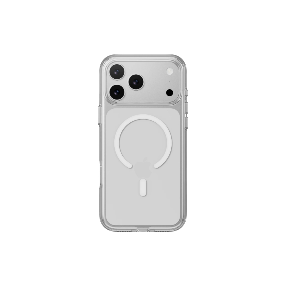 MagEasy Bright M Never Yellowing Protective Clear Case for iPhone 17 Pro Max - Transparent:White 01