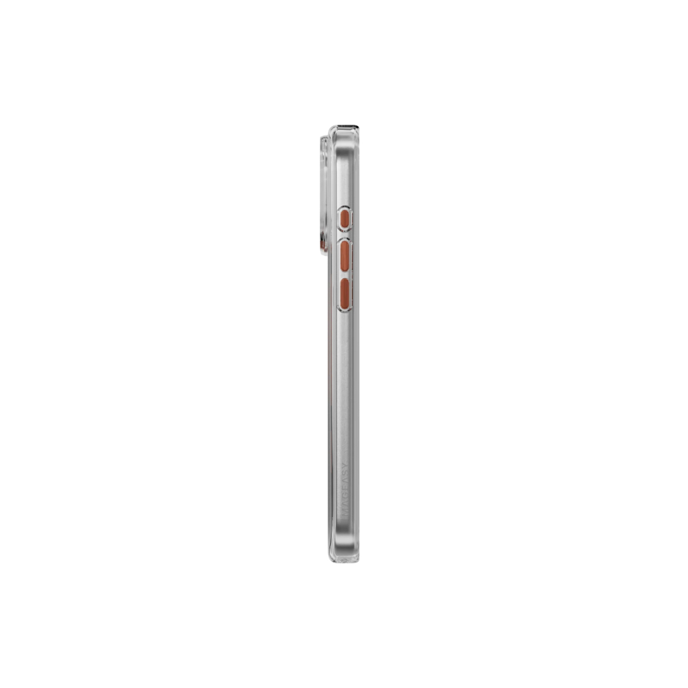 MagEasy Bright M Never Yellowing Protective Clear Case for iPhone 17 Pro - Transparent:Coral 06