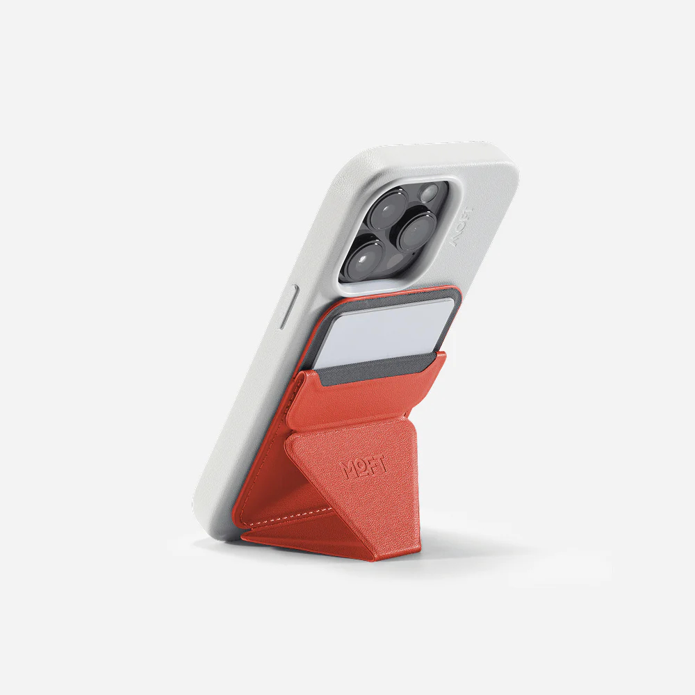 Moft Snap-on Phone Stand & Wallet MOVAS™ - MagSafe Compatible - Clay 02