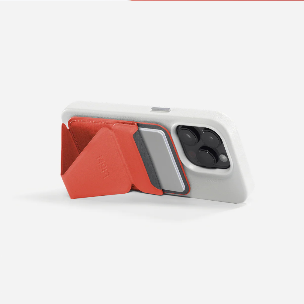 Moft Snap-on Phone Stand & Wallet MOVAS™ - MagSafe Compatible - Clay 04