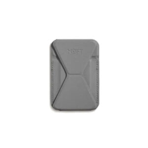 Moft Snap-on Phone Stand & Wallet MOVAS™ - MagSafe Compatible - Cool Grey
