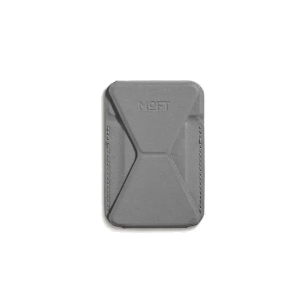 Moft Snap-on Phone Stand & Wallet MOVAS™ - MagSafe Compatible - Cool Grey 01