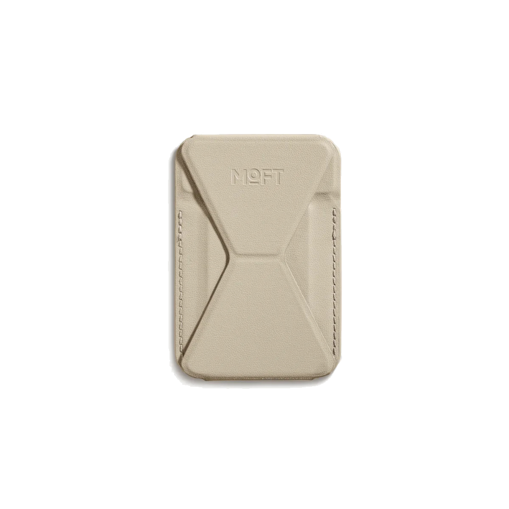 Moft Snap-on Phone Stand & Wallet MOVAS™ - MagSafe Compatible - Earthen Beige 01