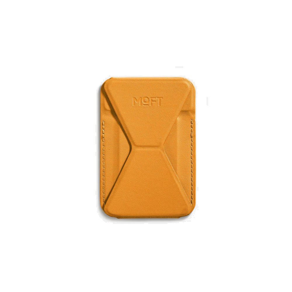 Moft Snap-on Phone Stand & Wallet MOVAS™ - MagSafe Compatible - Orange 01