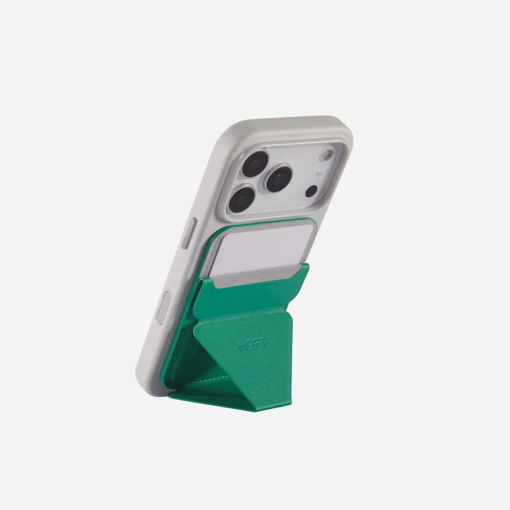 Moft Snap-on Phone Stand & Wallet MOVAS™ - MagSafe Compatible - Oz Green 02