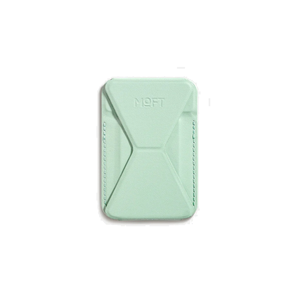 Moft Snap-on Phone Stand & Wallet MOVAS™ - MagSafe Compatible - Peppermint 01