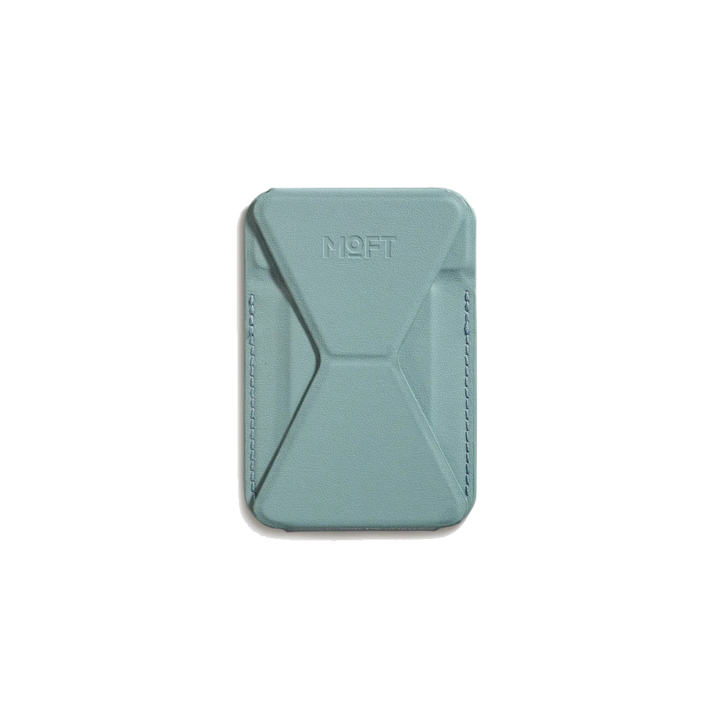 Moft Snap-on Phone Stand & Wallet MOVAS™ - MagSafe Compatible - Seafoam 01