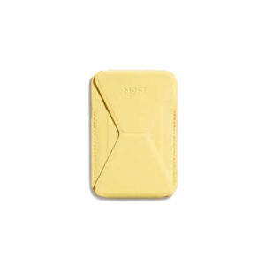 Moft Snap-on Phone Stand & Wallet MOVAS™ - MagSafe Compatible - Wonder Yellow
