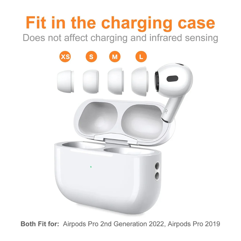 New Bee AirPods Pro 2 Replacement Ear Tips - Pack of 4 05