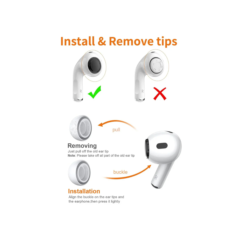 New Bee AirPods Pro 3 Replacement Ear Tips - Pack of 4 03
