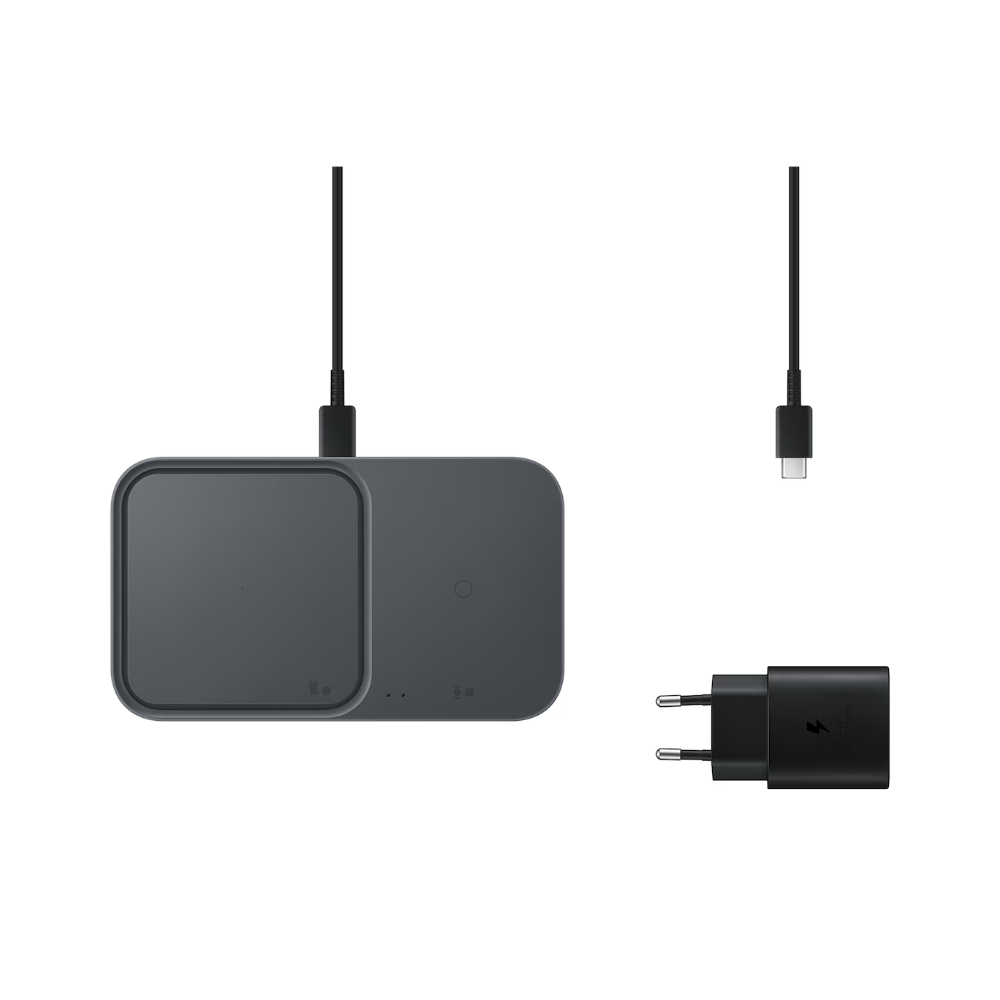 Samsung Super Fast Wireless Charger Duo - Dark Gray 07