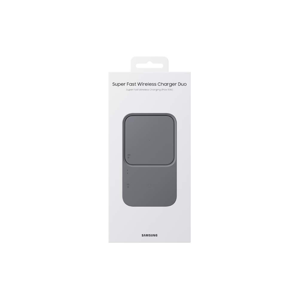 Samsung Super Fast Wireless Charger Duo - Dark Gray 08
