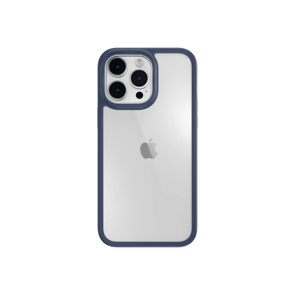 SwitchEasy AERO+ Ultra-Light Shockproof iPhone 14 Pro Max Case - Clear Navy 01