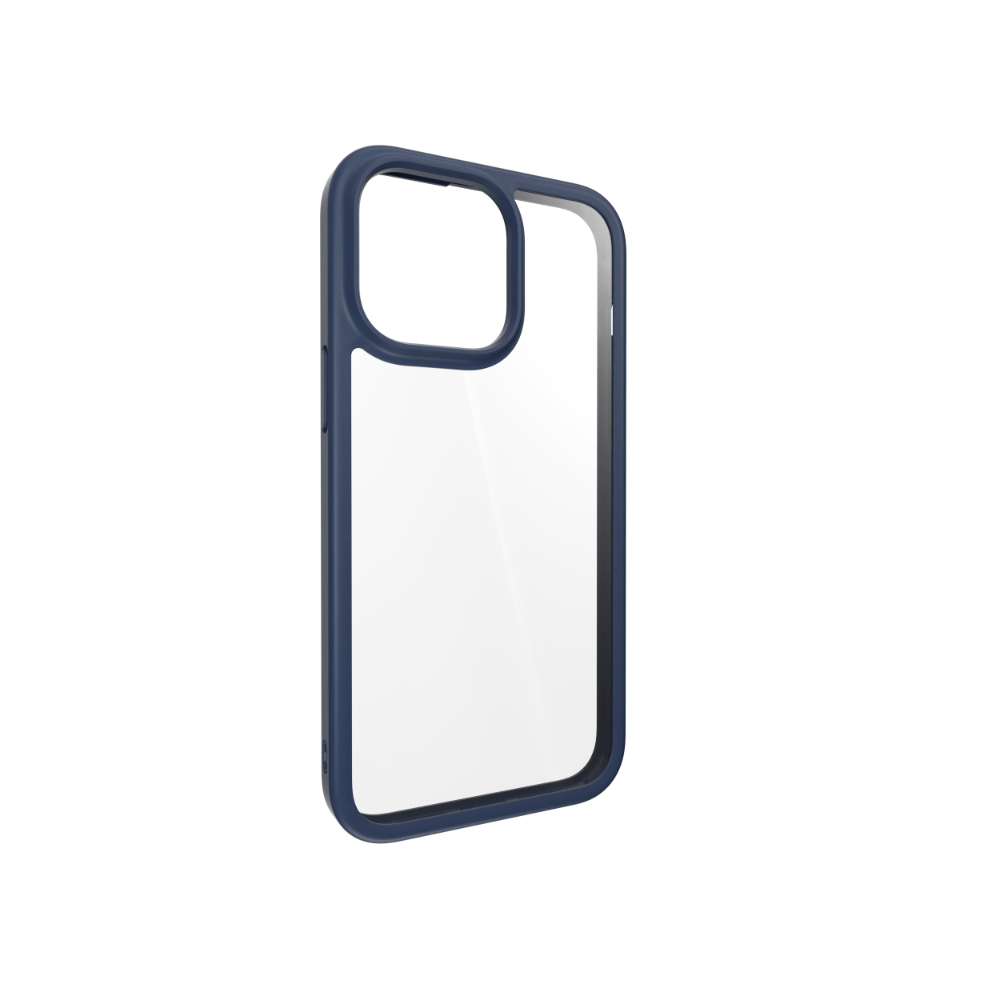 SwitchEasy AERO+ Ultra-Light Shockproof iPhone 14 Pro Max Case - Clear Navy 03