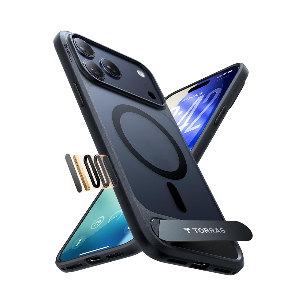 TORRAS OStand L1 for iPhone 17 Pro Case - Midnight Black 01