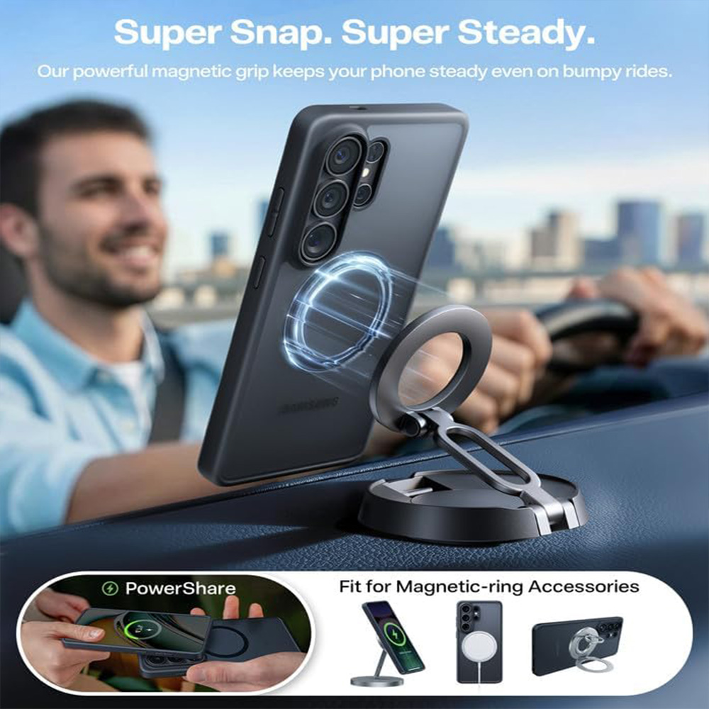 Torras Guardian-Mag for Samsung S26 Ultra - Obsidian Black 04