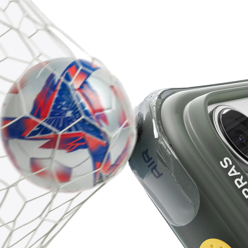 Torras Ostand Q3 Air Football Limited for iPhone 16 Pro Max - Iron 03