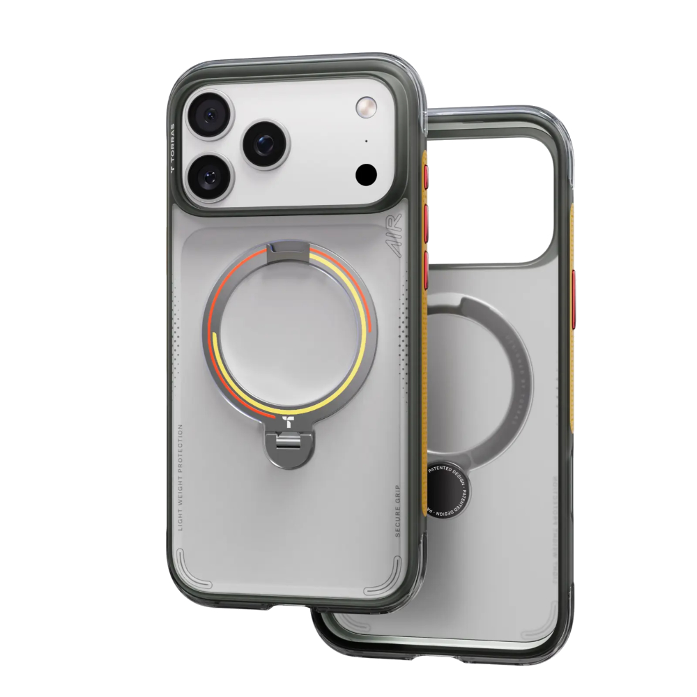 Torras Ostand Q3 Air Football Limited for iPhone 17 Pro Max - Iron 02