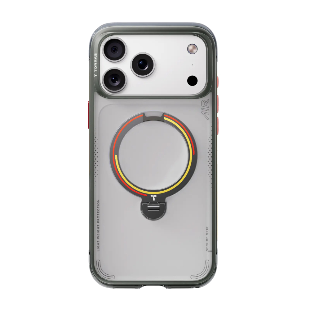 Torras Ostand Q3 Air Football Limited for iPhone 17 Pro Max - Iron 03