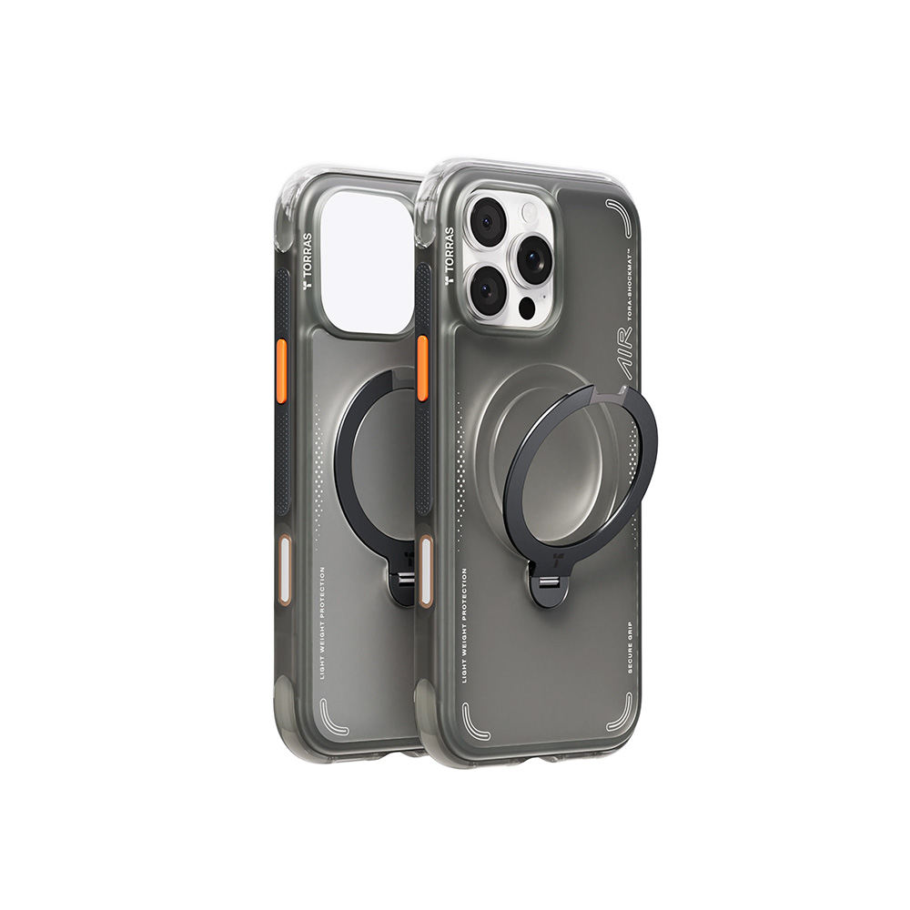 Torras Ostand Q3 Air for iPhone 16 Pro Max - Shadow Black 01