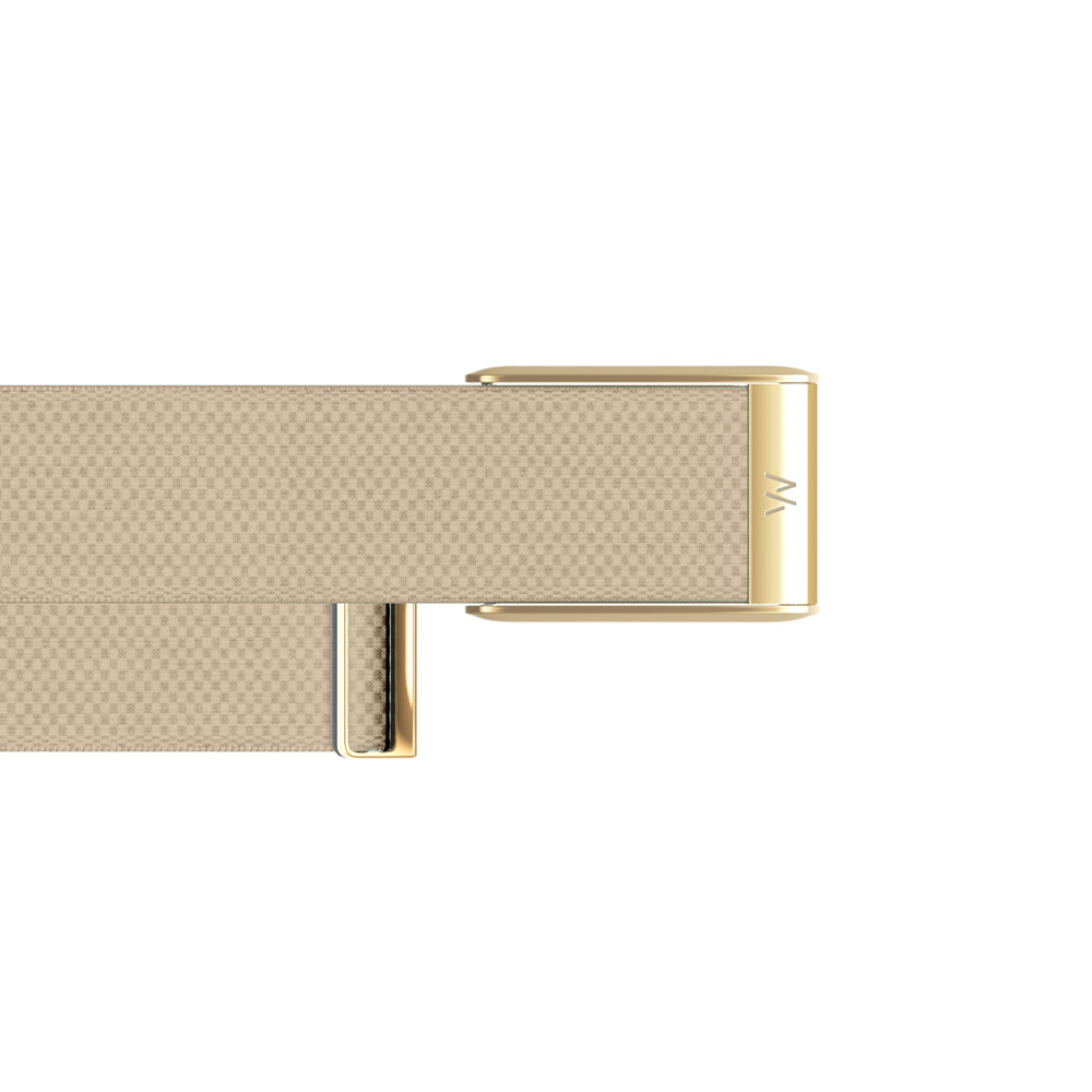 Whoop 5.0 SuperKnit Luxe Band - Dune with Gold 02