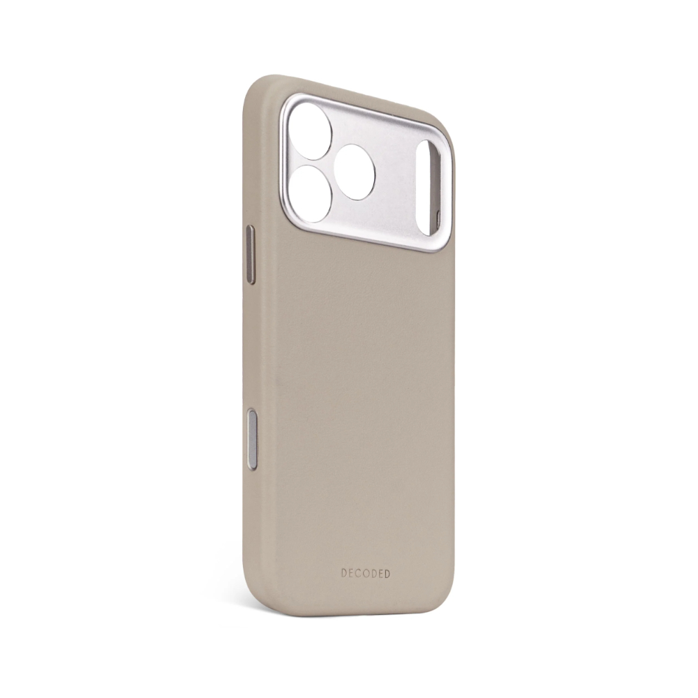 DECODED Gear iPhone 17 Pro Max Leather Case - Solid Clay 02