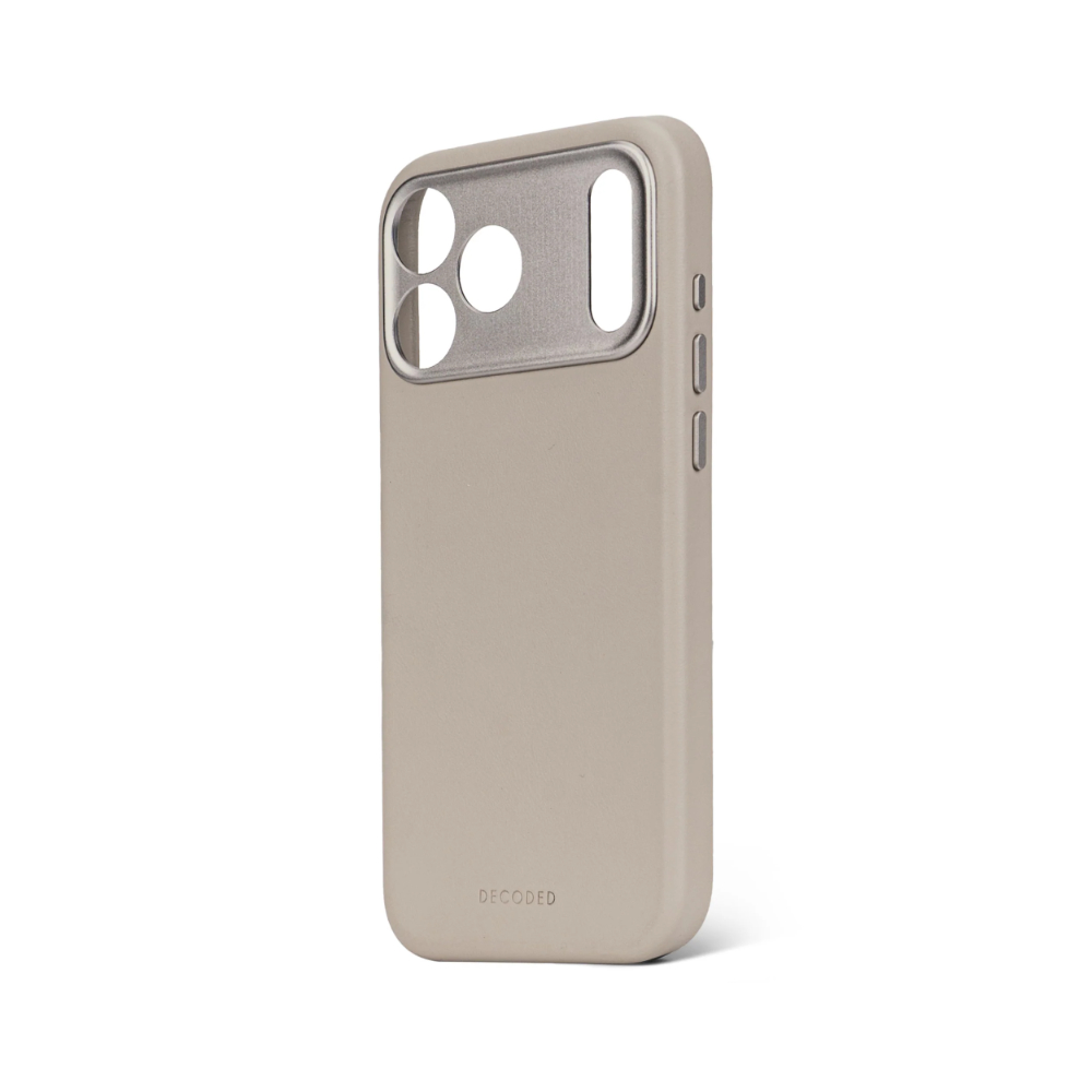 DECODED Gear iPhone 17 Pro Max Leather Case - Solid Clay 07