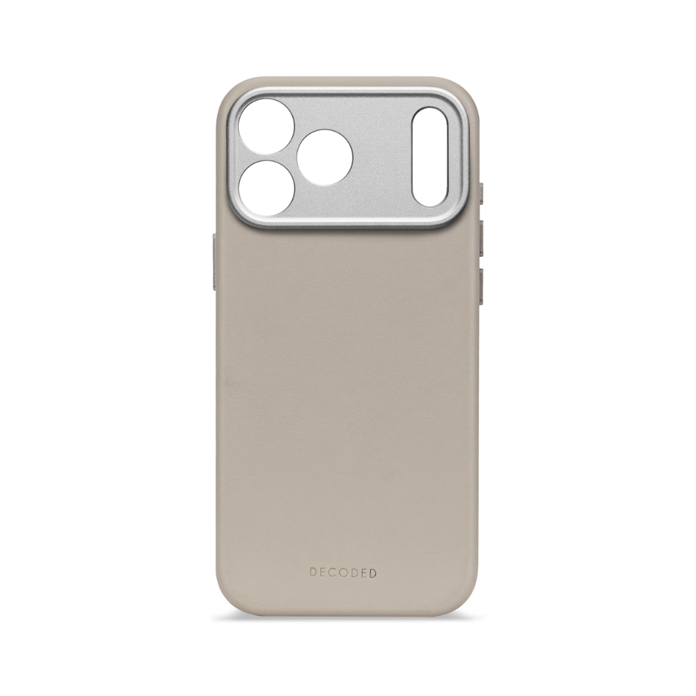 DECODED Gear iPhone 17 Pro Max Leather Case - Solid Clay 08