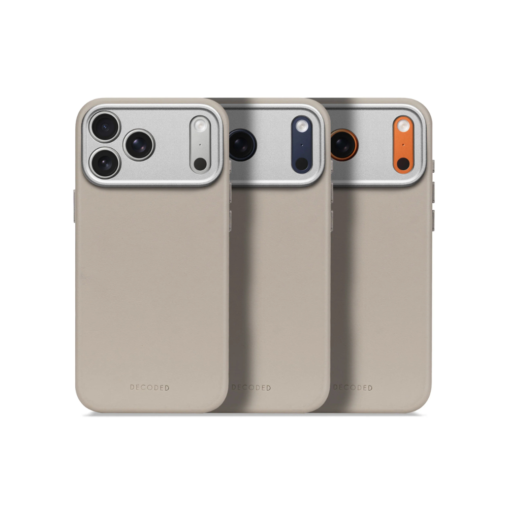 DECODED Gear iPhone 17 Pro Max Leather Case - Solid Clay 09