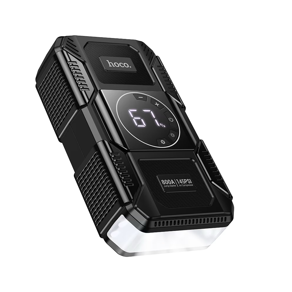 Hoco Power bank “QS6 Clever” jump starter + air pump 8000mAh - Black 04
