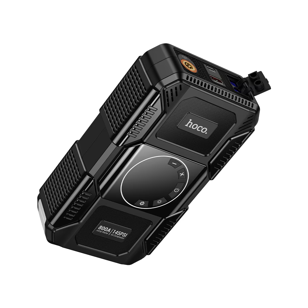Hoco Power bank “QS6 Clever” jump starter + air pump 8000mAh - Black 05