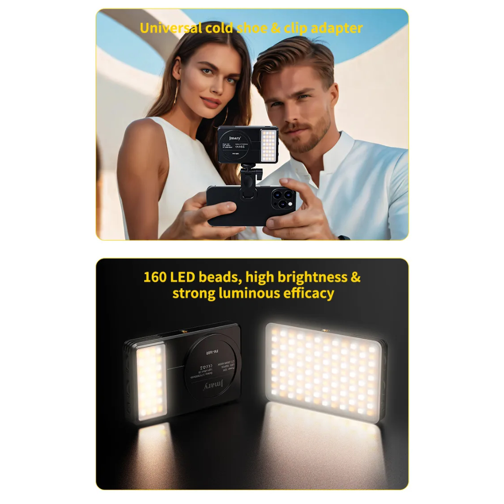 Jmary FM-168R MagSafe 10W Portable LED Video Fill Light 04