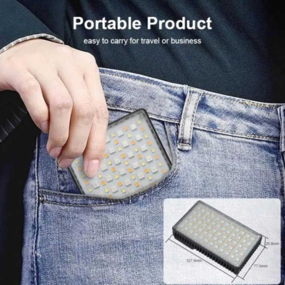 Jmary FM-180RGB Ultra-Portable 20W RGB LED Video Fill Light 06