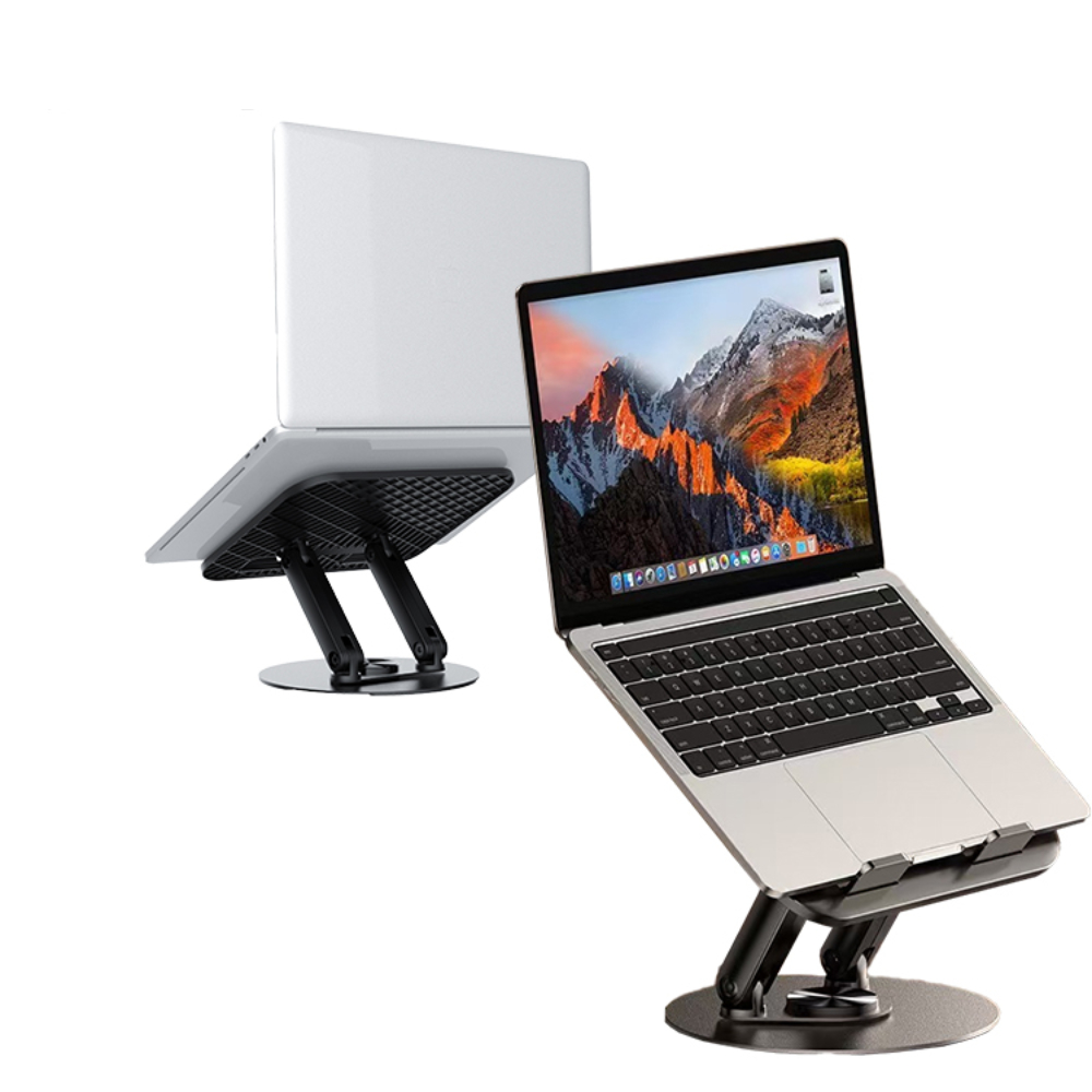 Jmary MK-85 Compact Foldable Laptop Stand with Adjustable Angles - Black 02