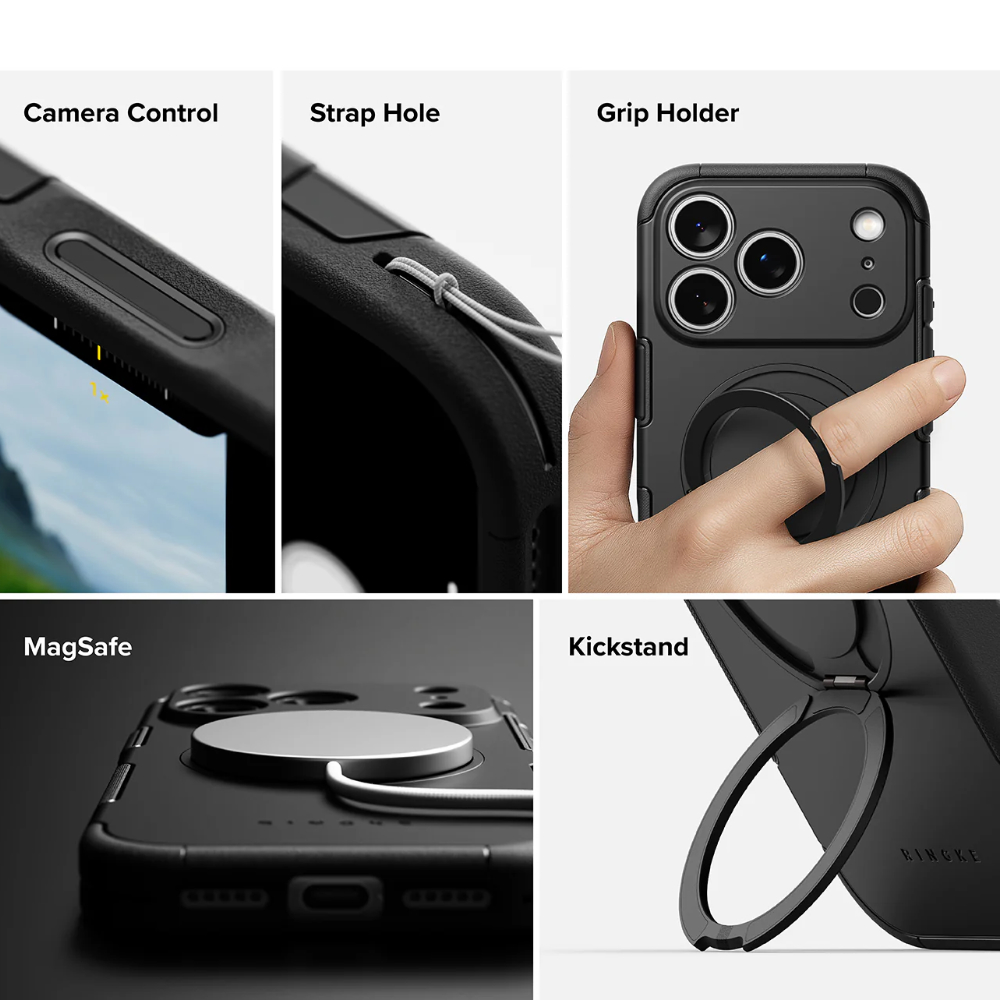 Ringke Alles iPhone 17 Pro Max Case - Black 04