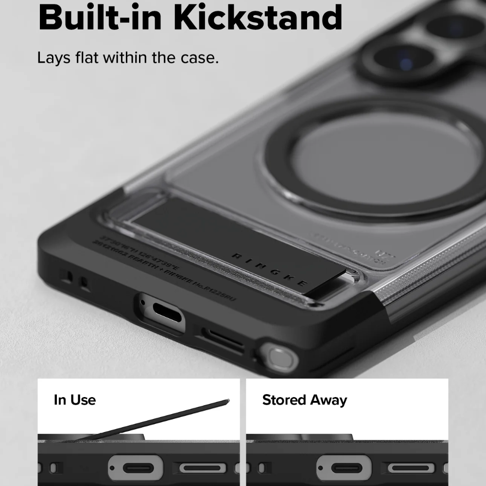 Ringke UX Magnetic Case Smoke Black For S26 Ultra 03