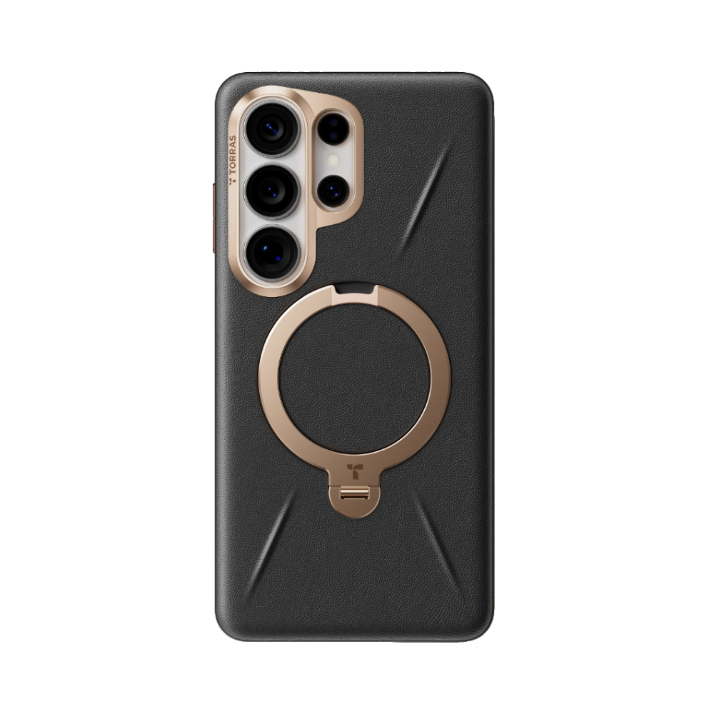 Torras Ostand Q3 VegSkin for Samsung S26 Ultra - Black 02
