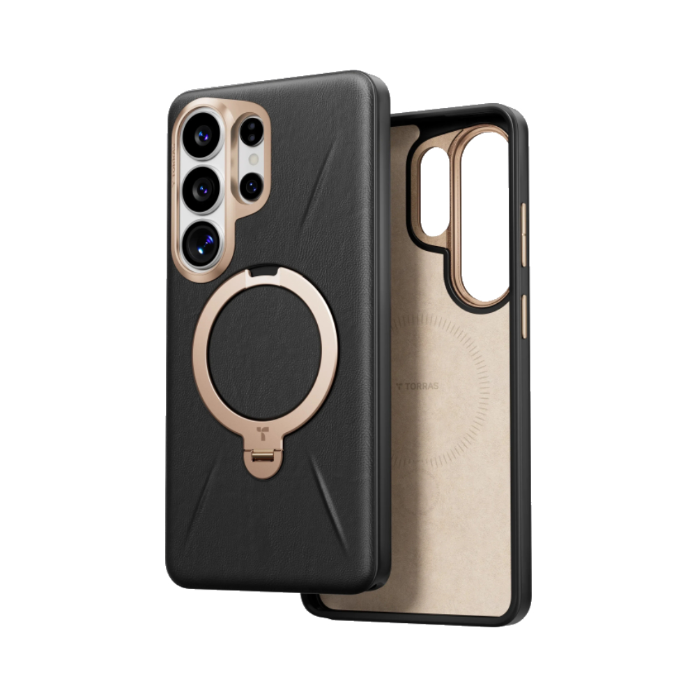 Torras Ostand Q3 VegSkin for Samsung S26 Ultra - Black 03
